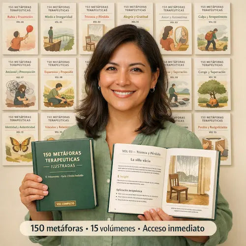 150 Metáforas Terapéuticas Ilustradas + Guía Clínica