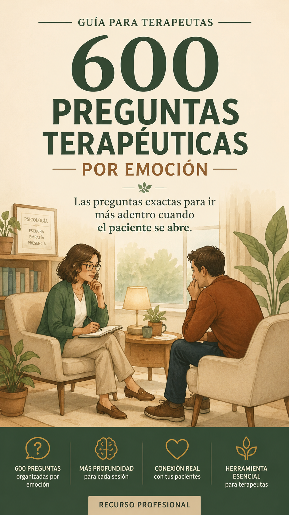 600 Preguntas Terapéuticas por Emoción
